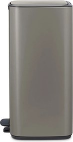 Szürke acél pedálos szemetes 30 l Bo – Brabantia