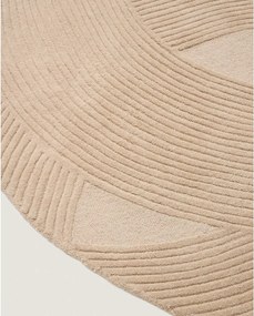 Krémszínű kézi szövésű gyapjú szőnyeg 160x230 cm Domm – Kave Home