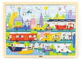 Fa puzzle Viga Transport