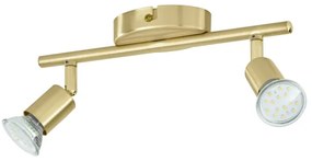 Eglo 33185 - LED Spotlámpa BUZZ-LED 2xGU10/2,8W/230V 3000K arany