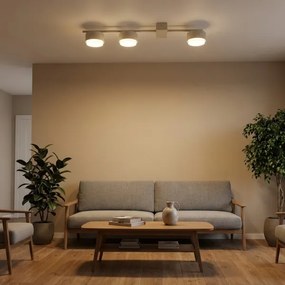 Brilagi - LED spotlámpa MONO 3xGX53/12W/230V bézs