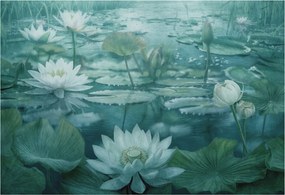 Flizelin tapéta Fali Flizelin Prémium Vízi virágok 152x104 Ragasztó