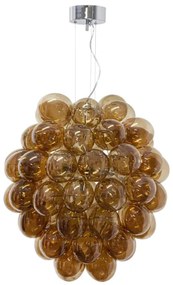 ByRydens 4202230-5512 - Csillár zsinóron DELUXE 4xE14/5W/230V füstös/barna