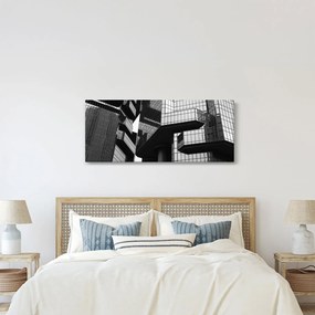 Üvegépületek képe (120x50 cm)