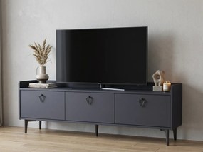 AKCIÓ TV állvány PIENA 160 cm, antracit II. osztály