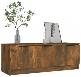 füstös tölgy színű szerelt fa TV-szekrény 102 x 35 x 36,5 cm