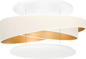 BRILAGI- LED mennyezeti lámpa VELVET TWIST LED/24W/230V 4000K Ø 55 cm fehér/arany
