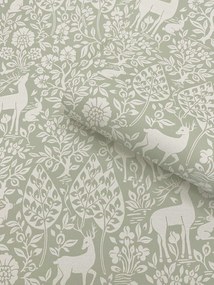 Holden Decor Imaginarium 3 Deer Woods zöld állatos papír tapéta – 14160