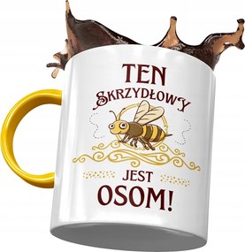 Sárga Szárnyas Bögre Darázs! fényképes nyomattal