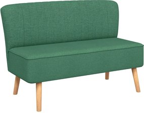 vidaXL zöld szövetkanapé 117 x 55,5 x 77 cm