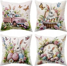 Húsvéti díszpárnahuzat 45x45 cm – 4 db-os szett