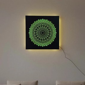 LED-es fa festmény Mandala – háttérvilágítású mandala | BAKE