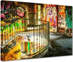 Vászonkép 40x30 Graffitti falfestmény