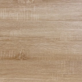 Intenso Home 4 szintes konyhai tároló polc 60 x 123cm, sonoma tölgy | Univerzális tároló állvány fém lábakkal