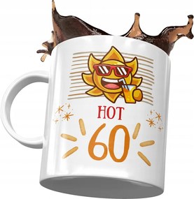 Születésnapi bögre 60 60-es 60-as évek Tökéletes Ajándék Nyomtatott Fotóval