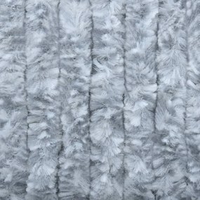 fehér és szürke zsenília rovarfüggöny 56 x 200 cm