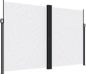 vidaXL fehér behúzható oldalsó napellenző 220 x 600 cm