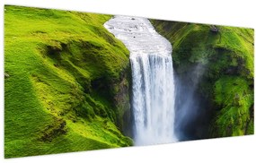 Kép - Skogafoss vízesés (120x50 cm)