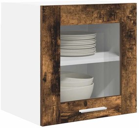 Függő szekrény Riga 2 pcs Füstölt tölgy 40 x 31 x 40 cm Faanyag