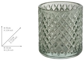 Mentazöld üveg fogkefetartó pohár Atessa – Wenko