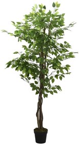 vidaXL zöld mű fikusz fa 1260 levéllel 200 cm