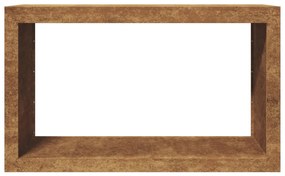 tűzifa állvány 100x40x60 cm időjárásálló acélból