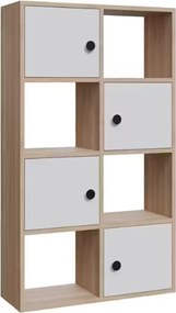 Polcos szekrény 72x25x123cm szürke FUR1956-3