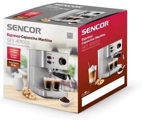 Sencor SES 4010SS espresso kávéfőző, rozsdamentes