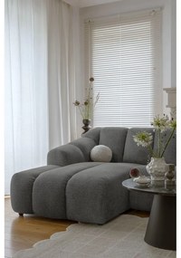 Szürke sarokkanapé (bal oldali-heverő résszel) Shell – Miuform