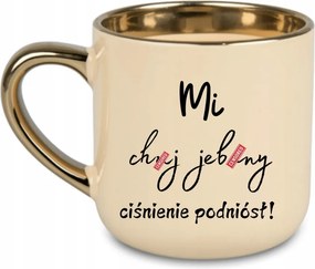 Elegáns Bögre Mich j nyomás emelt/ amennyit csak lehet 400 Krémszínű