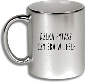 Ezüst Bögre Ajándék Különböző Alkalmakra Vaddisznó Kérdez