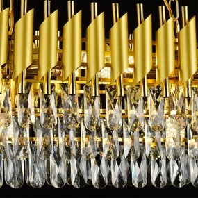 Brilagi - Láncos csillár ECLIPSE 10xE14/10W/230V 78x28 cm arany