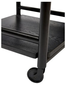 Tölgyfa zsúrkocsi 40x40 cm Norm – Hübsch