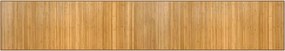 vidaXL négyszögletű természetes bambusz szőnyeg 70 x 400 cm