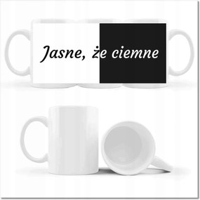 Fényképes bögre Világos, sötét