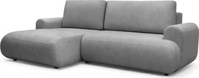 Lotulis Mini kinyitható sarokkanapé bal oldali - szürke vízlepergető Blur 18 szövet