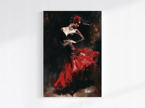 Vászonkép Canvas Tánc Nő Spanyolország Flamenco Zene 80x120