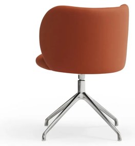 Narancssárga kárpitozott étkezőfotel Mogi – Teulat