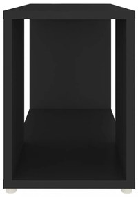 fekete szerelt fa TV-szekrény 60 x 24 x 32 cm