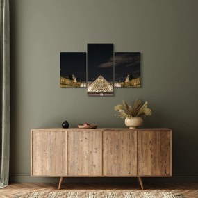 Kép - Louvre éjjel (90x60 cm)