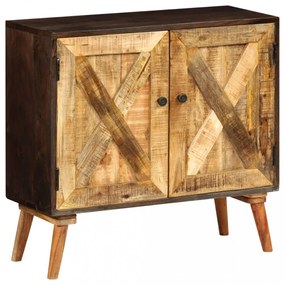 tömör mangófa tálalószekrény 85 x 30 x 75 cm