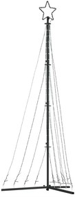 kék LED karácsonyfa 447 LED 249 cm
