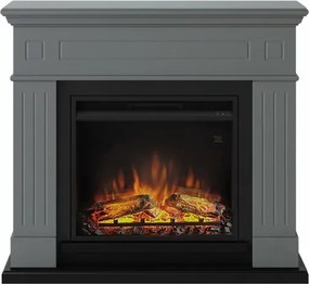 Larsen Elektromos kandalló tűztérrel, 23" Szilárd szürke