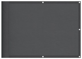 antracitszürke 100% oxford poliészter erkélyparaván 75 x 700 cm