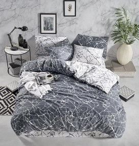 Márvány deluxe TiaHome pamut lepedők - 2x Párna 90x70cm, 1x Paplan 200x220cm