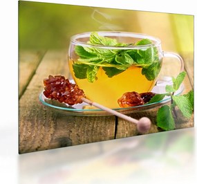 Üveg kép - Tea (70x50 cm)