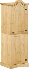 vidaXL Corona tömör fenyőfa ruhásszekrény 55 x 52 x 170 cm