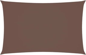 vidaXL barna téglalap alakú oxford-szövet napvitorla 5 x 8 m