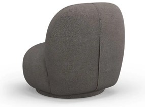 Szürke buklé fotel Chuck – Micadoni Home