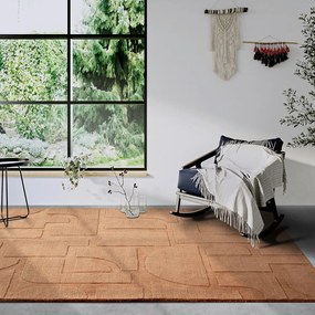 Barna kézi szövésű gyapjú szőnyeg 160x230 cm Alexis – Villeroy&amp;Boch